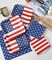50 PACK - Bulk 4th of July Plates and Napkins Sets Disposable July 4th Party Supplies Fourth of July Decorations Décor Patriotic Paper Plates American Flag Birthday Party Favors Independence Day